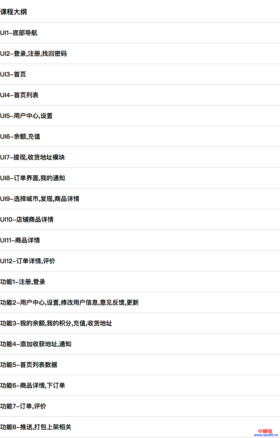 图片[3]-（886期）mui，H5+系列《高仿饿了么APP》实战项目开发（20节详细视频课程）-副业项目资源网