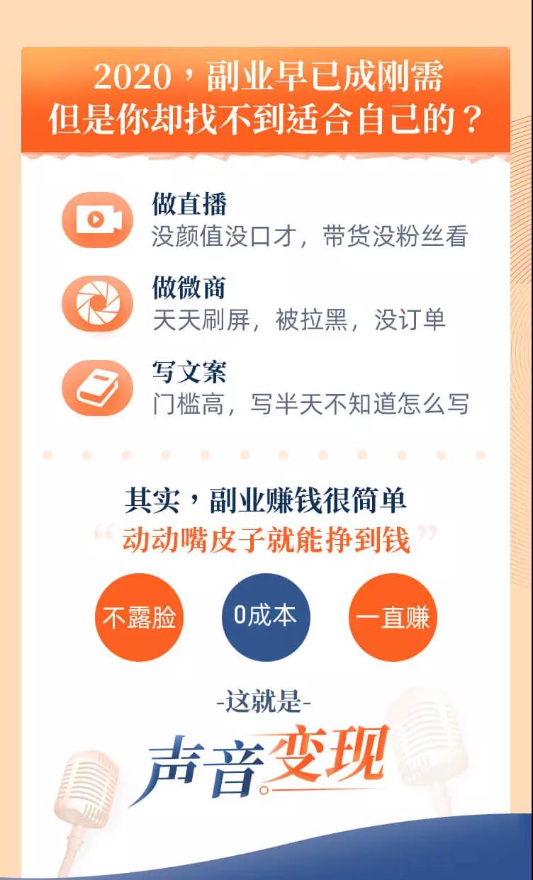 图片[2]-（1401期）每天15分钟，在家做副业【把声音变成钱】声音修炼/变现资源/月入过万-副业项目资源网