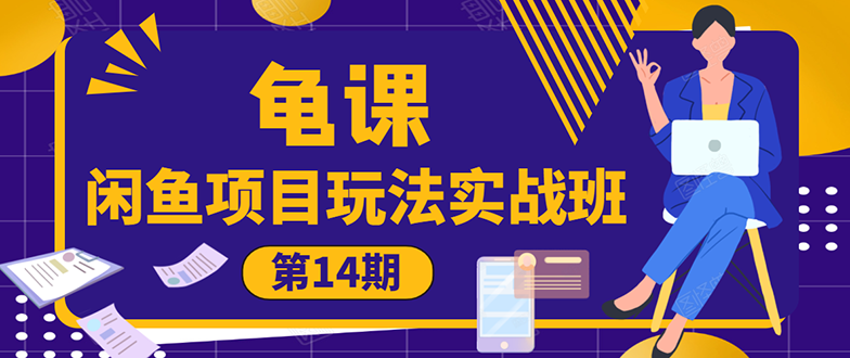 （1479期）龟课《闲鱼项目玩法实战班第14期》批量细节玩法，一个月收益几万-副业项目资源网