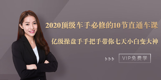 （1482期）2020顶级车手必修的10节直通车课：亿级操盘手手把手带你七天小白变大神-副业项目资源网