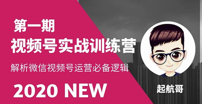 （1505期）视频号实战训练营：抓信视频号超级红利和流量打造爆款，疯狂出单暴力变现-副业项目资源网