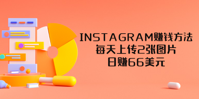 （3196期）INSTAGRAM赚钱方法：每天上传2张图片，日赚66美元（视频教程）-副业项目资源网