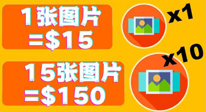 （3561期）分享一个全新的赚钱方式：每幅图片赚$15美元10张图片=150美元！-副业库
