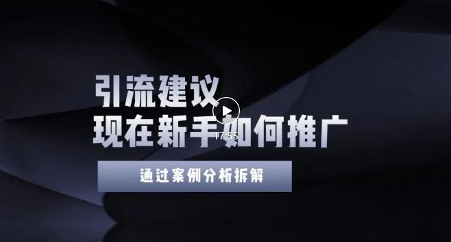 （3039期）今年新手如何精准引流？给你4点实操建议让你学会正确引流（附案例）无水印-副业项目资源网