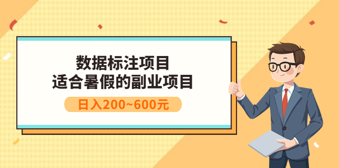 （3081期）数据标注项目：适合暑假的副业兼职项目，日入200~600元-副业项目资源网