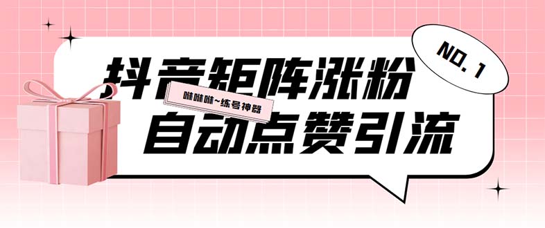 （5900期）外面收费3988斗音矩阵涨粉挂机项目，自动化操作【软件+视频教程】-副业项目资源网