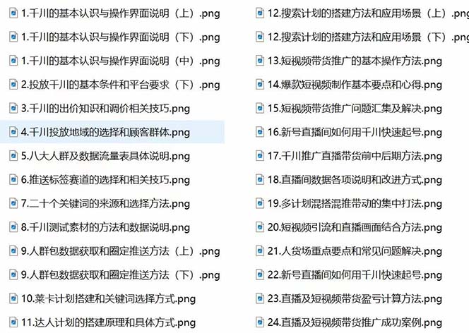 图片[3]-（7662期）2023巨量千川小白到高手：推广逻辑 计划搭建 搭建思路等(教程+图文+配套)-副业项目资源网