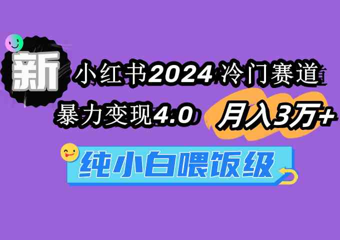 （9133期）小红书2024冷门赛道 月入3万+ 暴力变现4.0 纯小白喂饭级-副业项目资源网