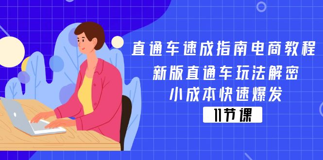 （11537期）直通车 速成指南电商教程：新版直通车玩法解密，小成本快速爆发（11节）-副业项目资源网