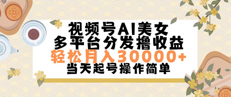 （11684期）视频号AI美女，轻松月入30000+,操作简单轻松上手-副业项目资源网