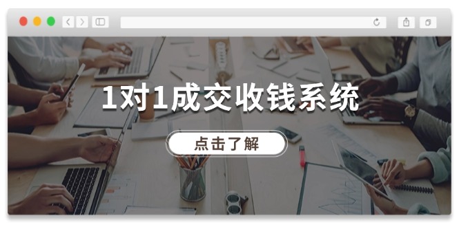 （11936期）1对1成交 收钱系统，十年专注于引流和成交，全网130万+粉丝-副业项目资源网