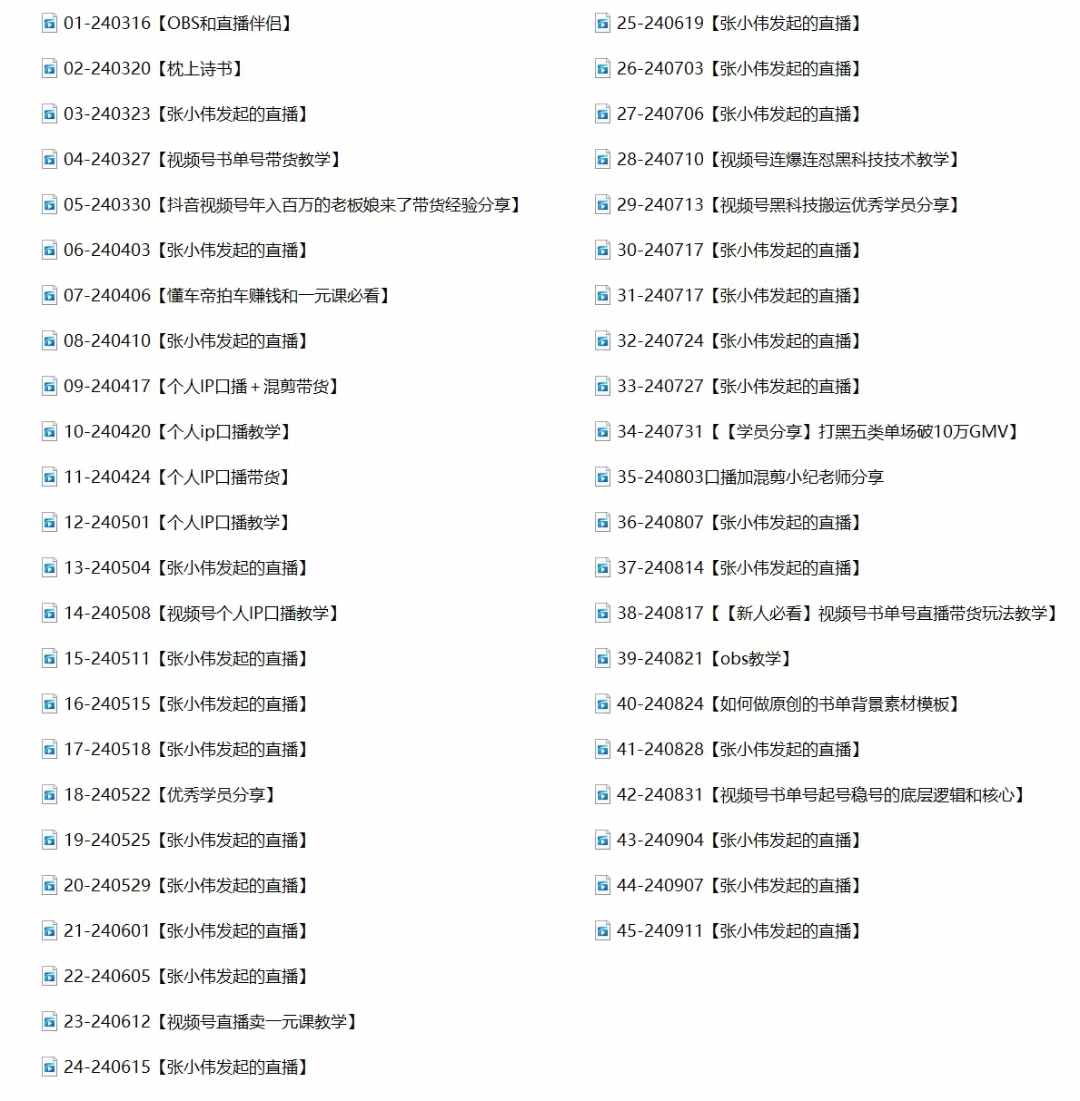 图片[2]-（12612期）2024视频号最新带货实战课：无人直播/书单号卖货/个人IP口播 (附资料素材)-副业项目资源网