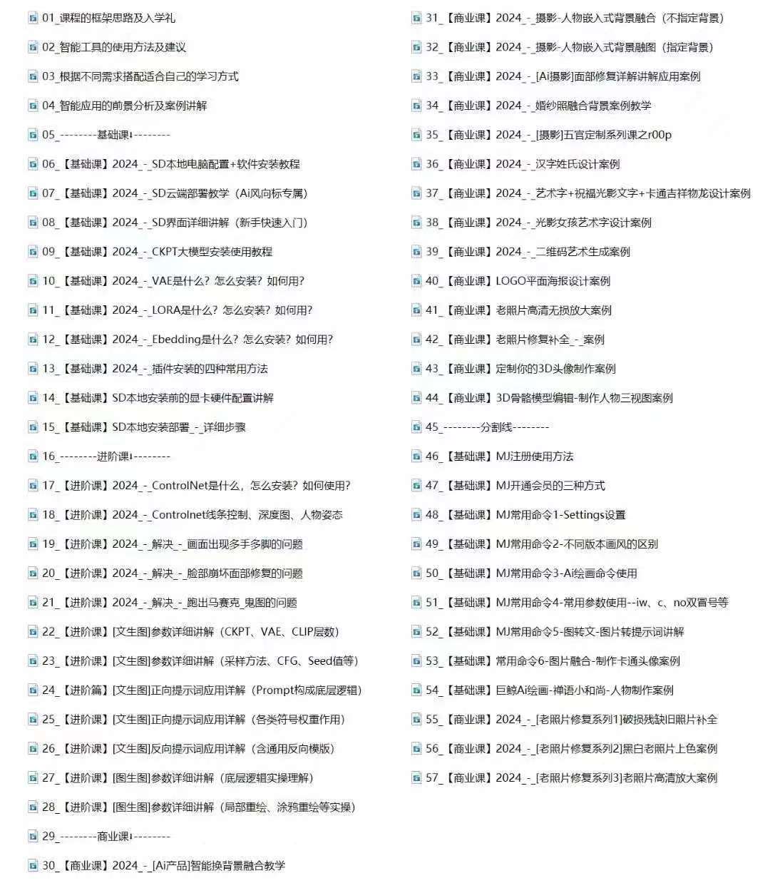 图片[2]-（12114期）Ai-商业 绘画-应用从入门到精通教程：Ai绘画/设计/摄影/电商/建筑-副业项目资源网