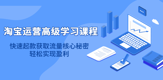 （4385期）淘宝运营高级学习课程：快速获取流量核心秘密，轻松实现盈利！-副业库