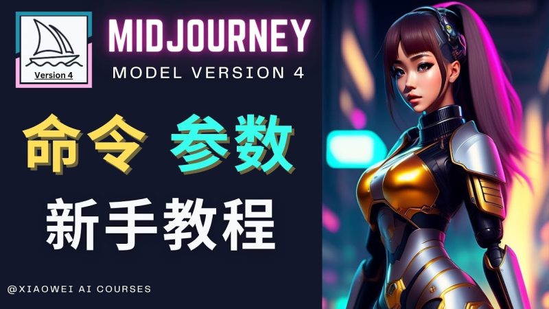 （4873期）Midjourney新手入门教程，轻松创作顶级图像，命令参数-新手教程-副业库