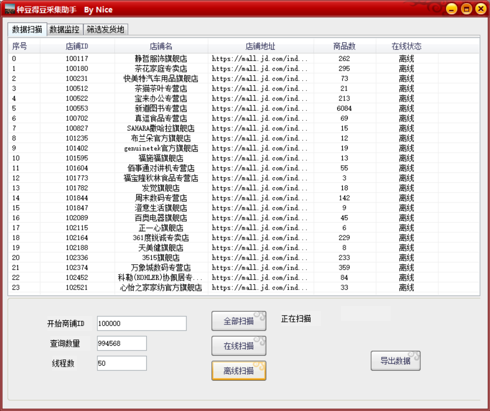 图片[2]-（4896期）最新京东旧店赔FU采集脚本，一单利润5-100+(旧店采集+店铺监控+发货地监控)-副业库