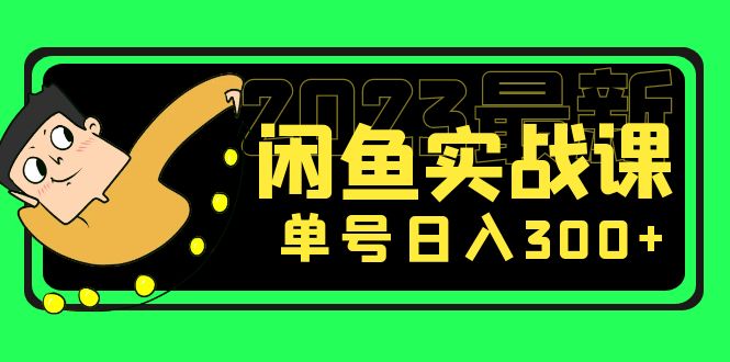 （5117期）花599买的闲鱼项目：2023最新闲鱼实战课，单号日入300+（7节课）-副业库