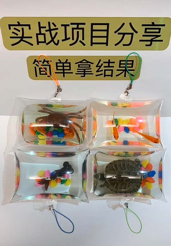 图片[3]-（5392期）最近抖音很火的泡泡鱼手工小成本地摊创业项目，日賺500+项目课程解析-副业库