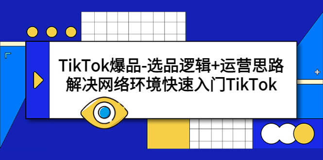 （5657期）TikTok爆品-选品逻辑+运营思路：解决网络环境快速入门TikTok-副业库