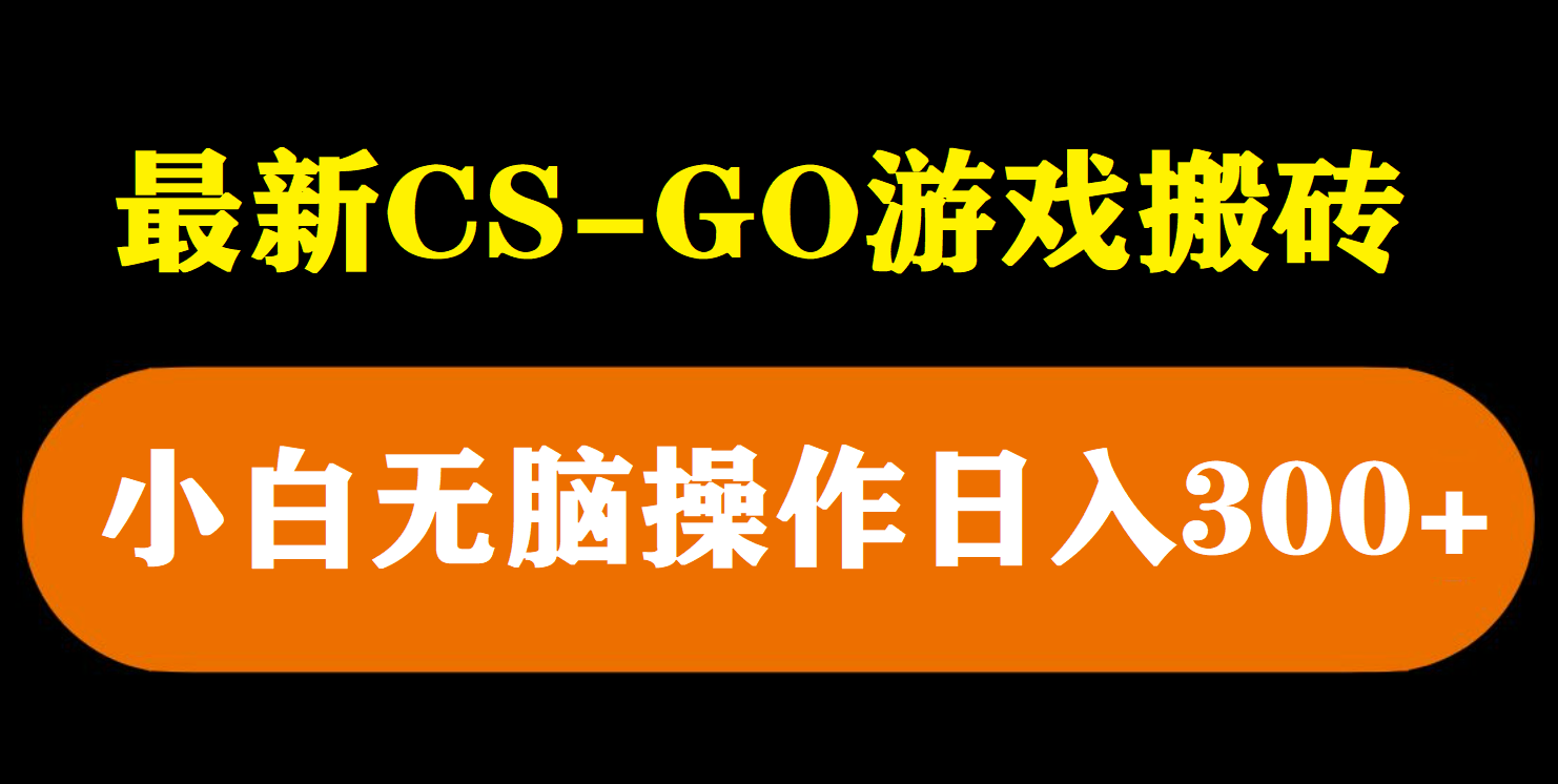 （5760期）最新csgo游戏搬砖游戏，无需挂机小白无脑也能日入300+-副业库
