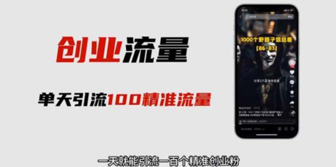 （5866期）自媒体音频加图文制作视频 一天引流一百个精准创业粉【音频软件+图片素材】-副业库