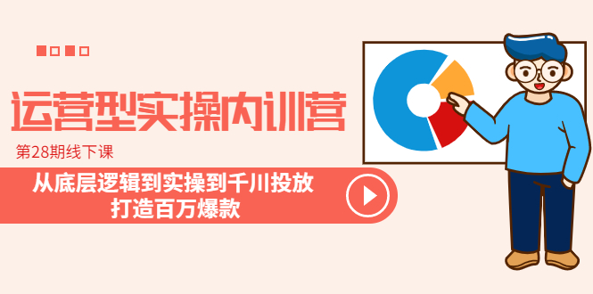 （6067期）运营型实操内训营-第28期线下课 从底层逻辑到实操到千川投放 打造百万爆款-副业库