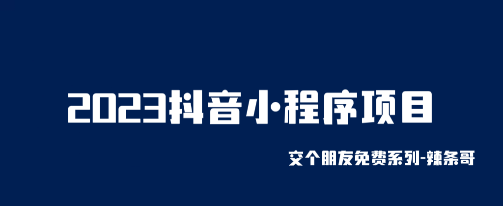 （6344期）2023抖音小程序项目，变现逻辑非常很简单，当天变现，次日提现！-副业库
