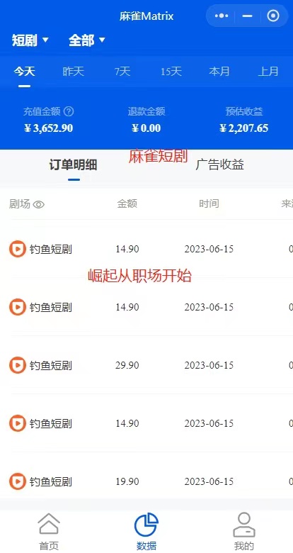 图片[4]-（6349期）市面高端12800米6月短剧玩法(抖音+快手+B站+视频号)日入1000-5000(无水印)-副业库