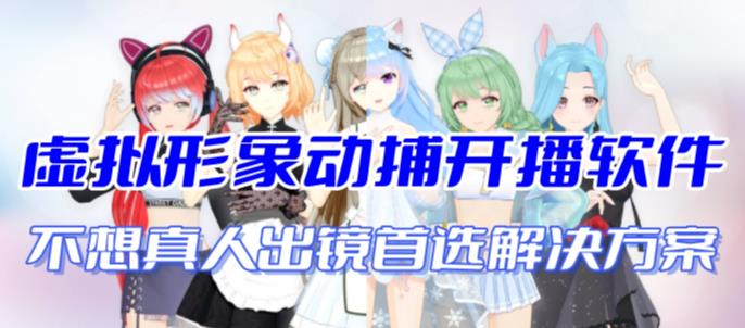 （7050期）首款AI视频动捕虚拟辅助直播产品【不想真人出镜就用虚拟形象替代】-副业库