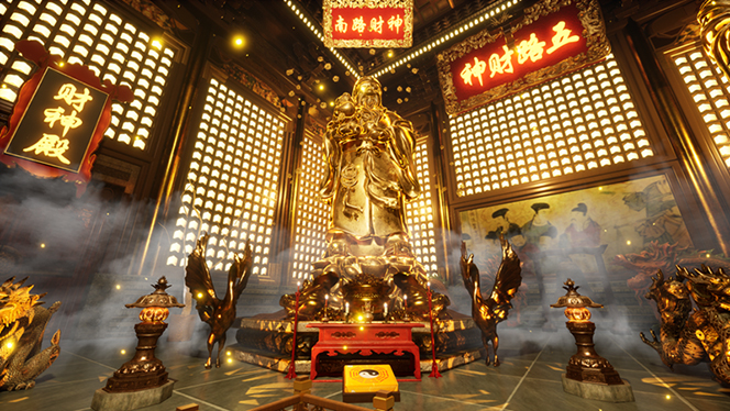 图片[4]-（7359期）VR全景模式五路财神无人直播玩法，抖音目前最火玩法独家制作【吸金又吸睛】-副业库