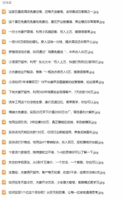 图片[4]-（9607期）真实有效391套商业模式，年入几十到几百万案例解析（电子书+视频+图文）-副业库