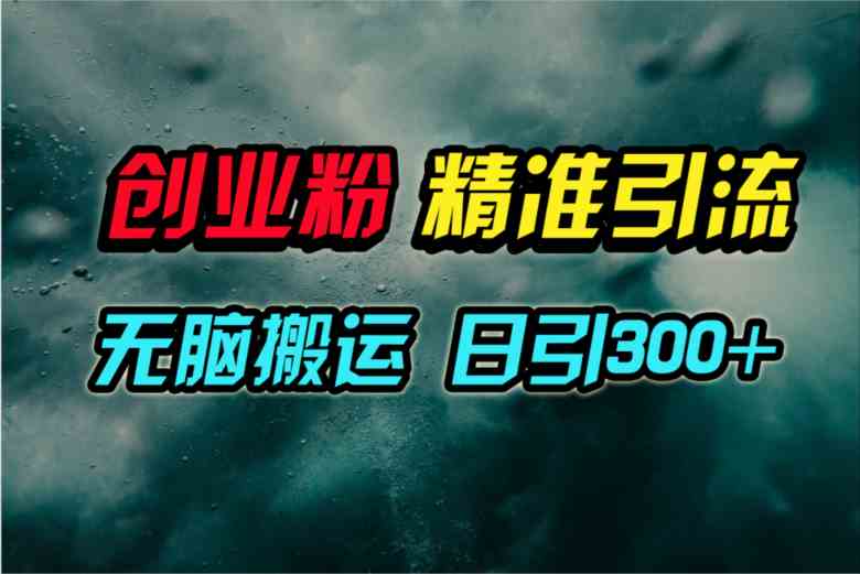 （9875期）视频号纯搬运日引300+创业粉教程！-副业库