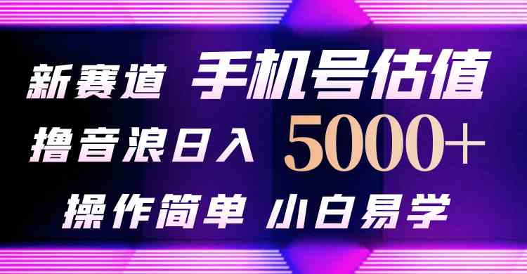 （10154期）抖音不出境直播【手机号估值】最新撸音浪，日入5000+，简单易学，适合…-副业库