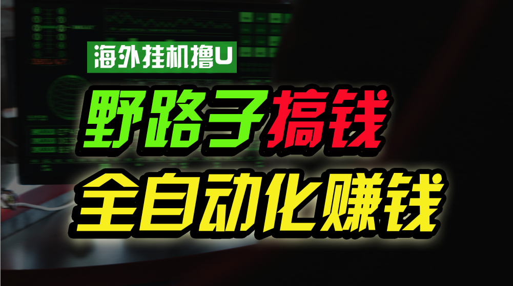 （1036期）海外挂机撸U新平台，日赚8-15美元，全程无人值守，可批量放大，工作室内…-副业库