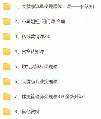 图片[2]-（10871期）大健康 流量 变现2.0：拓高变现 流量/成高客单/低粉高变现/只讲落地实战-副业库