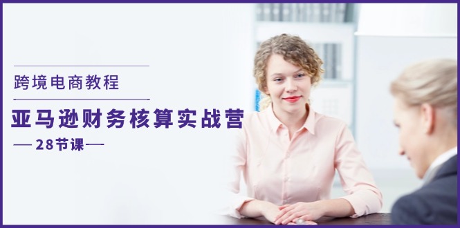 （11706期）跨境电商教程：亚马逊-财务核算实战营（28节课）-副业库