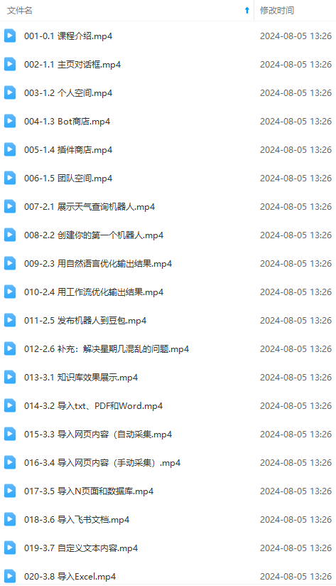 图片[2]-（11990期）Coze-0基础开发 Agent智能体教程：不需要懂编程，做属于自己的对话机器人-副业库