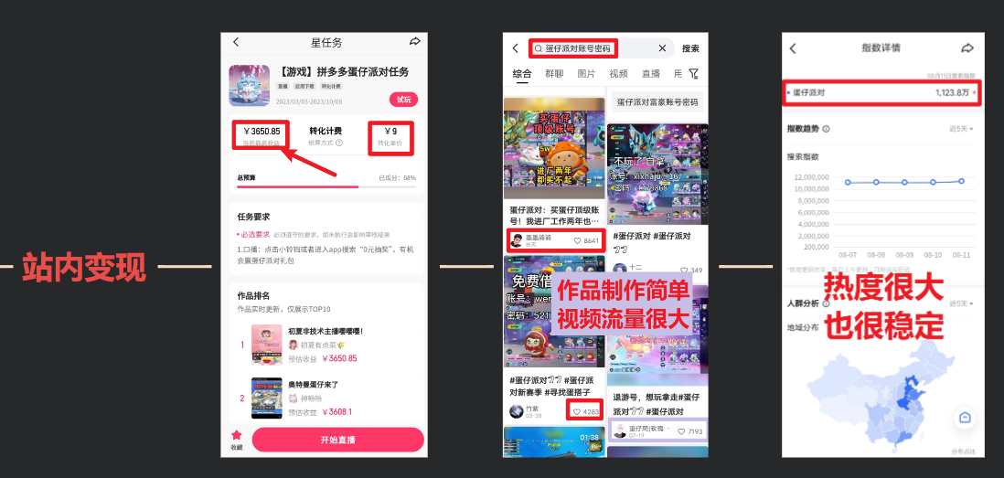图片[3]-（12118期）蛋仔派对玩法.学会日入三千.磁力巨星跟游戏发行人都能做-副业库