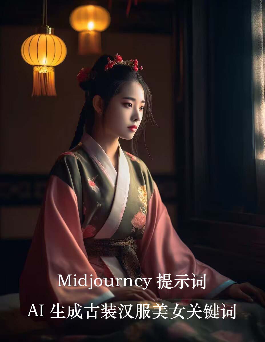 图片[2]-Midjourney关键词-AI生成中国风古装汉服美女人像提示关键词-副业库