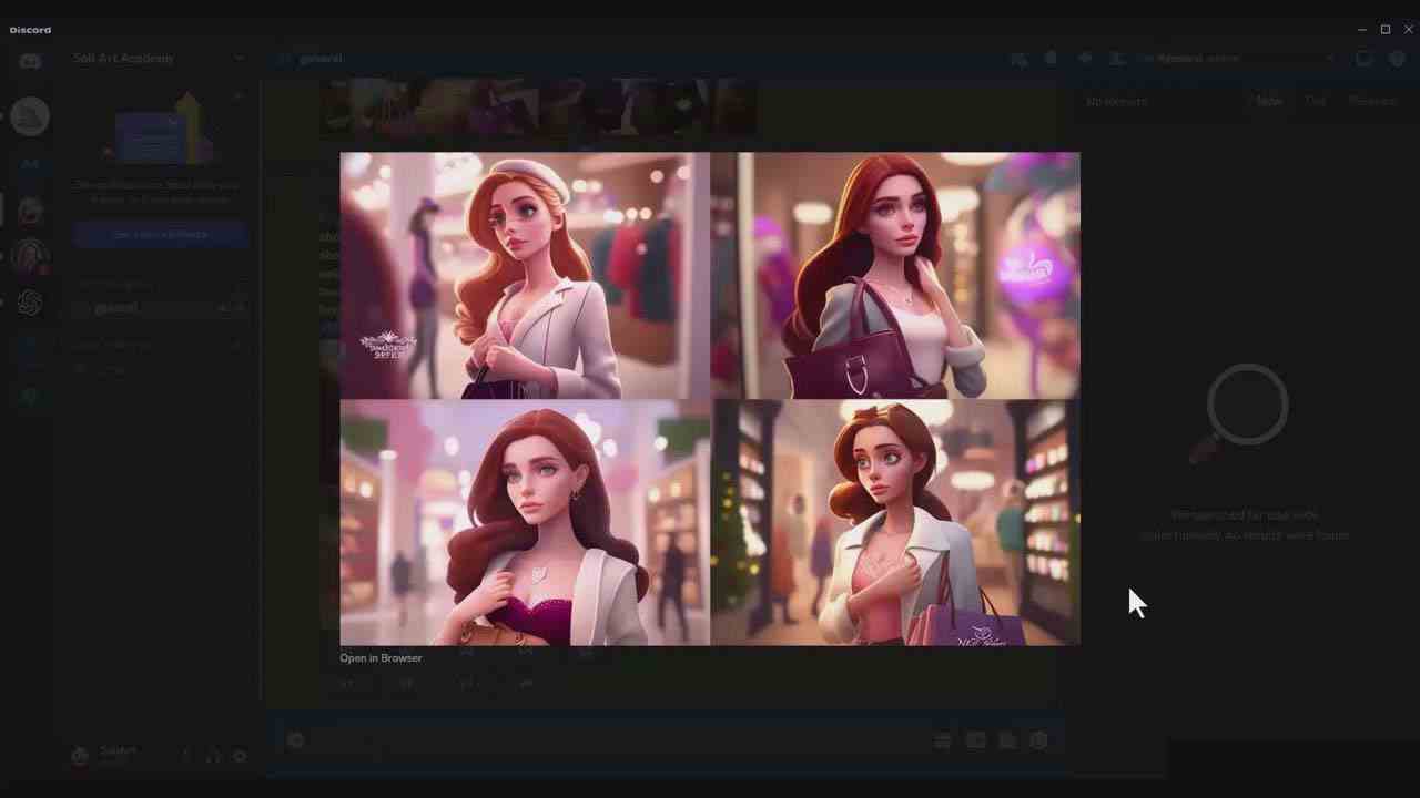 图片[6]-掌握 MidJourney V5 AI + ChatGPT创建一致的角色设计图像-22节课-中英字幕-副业库