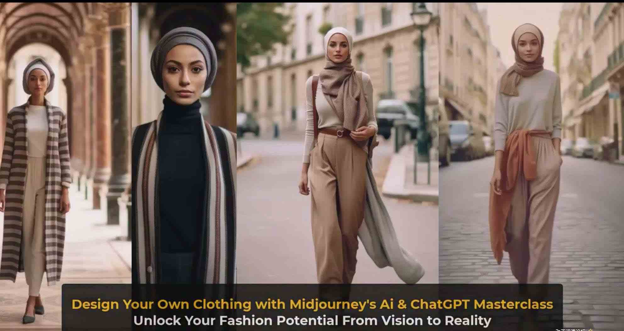 图片[12]-利用 Midjourneys Ai 人工智能设计自己的服装AI大师班-10节课-中英字幕-副业库