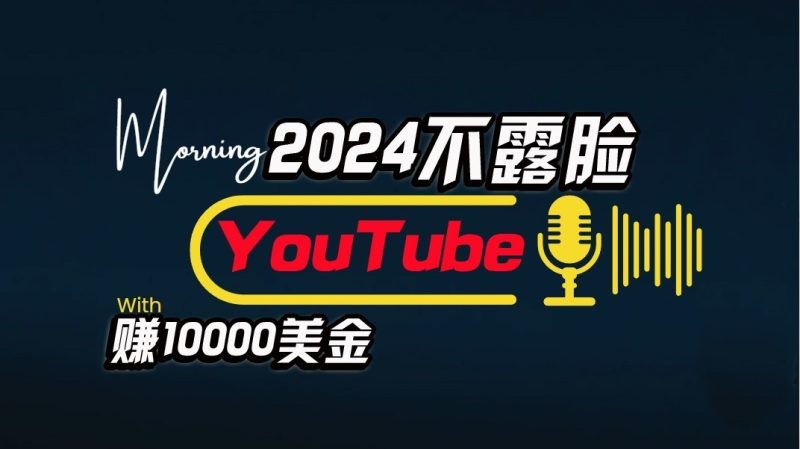 AI做不露脸YouTube赚$10000/月,傻瓜式操作,小白可做,简单粗暴-副业库