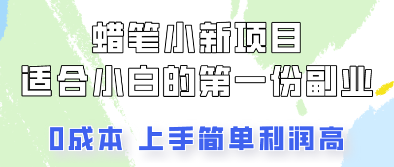 蜡笔小新项目拆解，0投入，0成本，小白一个月也能多赚3000+-副业库