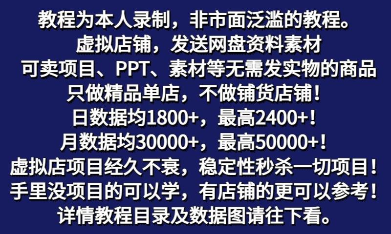 图片[2]-拼多多虚拟电商训练营月入40000+，全网最详细，你做你也行，暴利稳定长久-副业库
