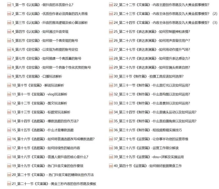 图片[2]-抖音创作者实操教程：四大思维+快速引流+变现路径，打造个性化优势账号-副业库