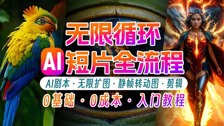 AI剪辑无限循环画面：新手轻松月入上万的秘技【揭秘】-副业库