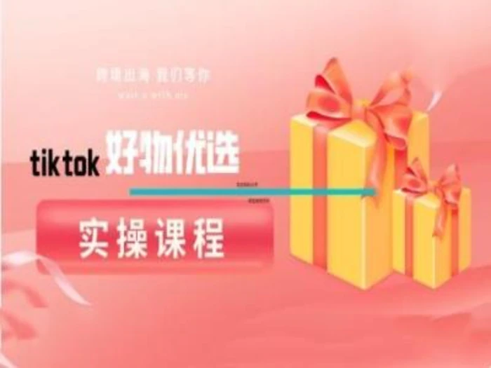 tiktok好物优选实操课程，好物分享操作技巧-副业库