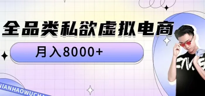 全品类私欲虚拟电商，月入8000+【揭秘】-副业库