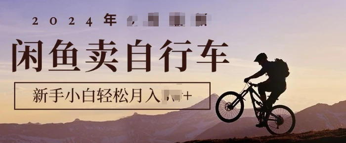骑行圈的秘密之我在闲鱼卖自行车，项目门槛低，0成本就可以操作-副业库