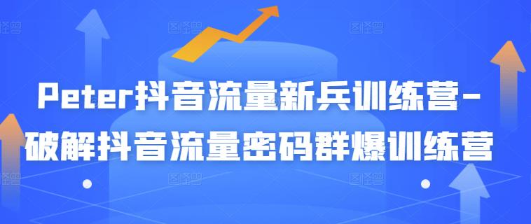 Peter抖音流量新兵训练营-破解抖音流量密码群爆训练营（新兵）-副业库